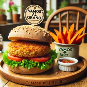 Hamburguesa Arroz Yamani Vamos al Grano