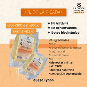 Queso Fynbo 250gr al Vacío La Choza