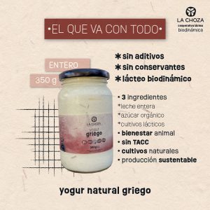Yogur Griego 350g La Choza