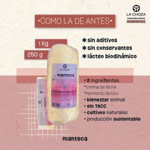 Manteca 250 g La Choza