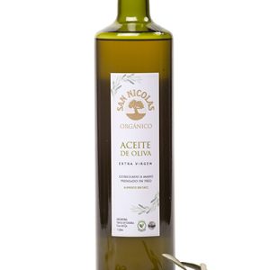 Aceite de oliva extra virgen organico 1000cc San Nicolas