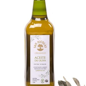 Aceite de oliva extra virgen organico 1000cc PET San Nicolas