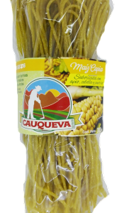 Fideos maíz capia saborizados (cebolla puerro y apio)  Cauqueva