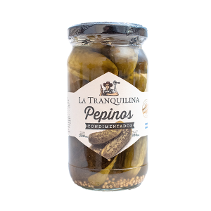 Pickles de pepinillos en vinagre La tranquilina